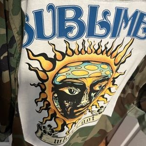 Sublime camo button up